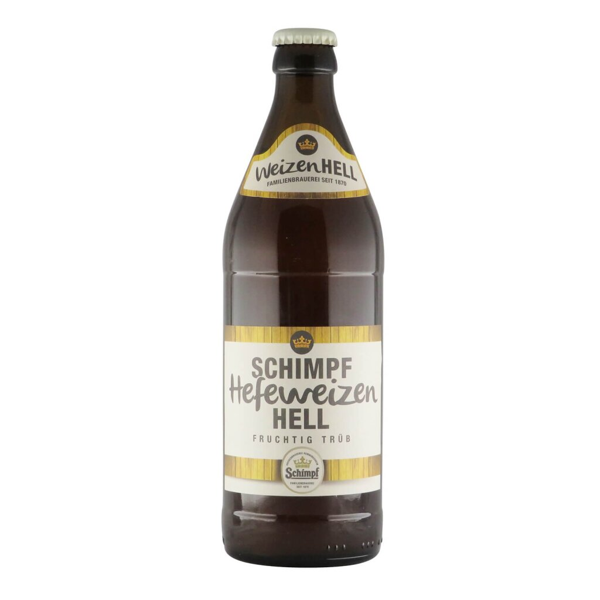 Schimpf Hefe Hell 0,5l 5.0% 0.5L, Beer