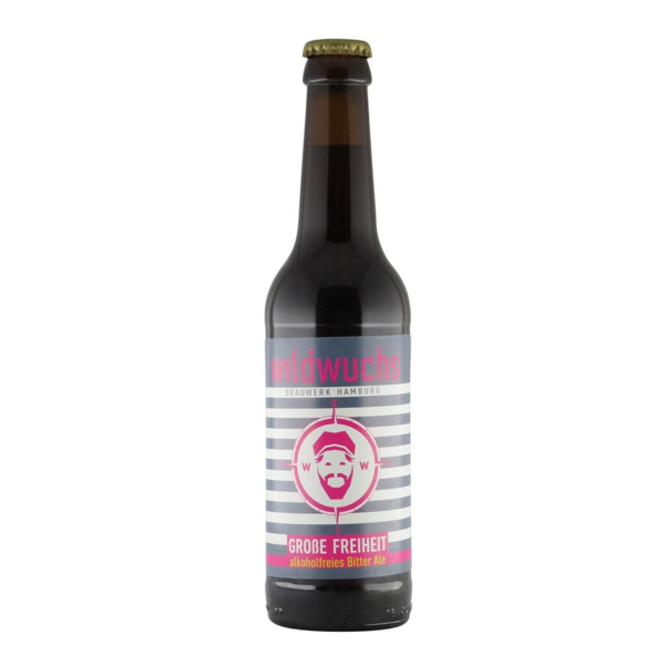 Wildwuchs Große Freiheit Bitter Ale alkoholfrei BIO 0,33l 0.29% 0.33L, Beer
