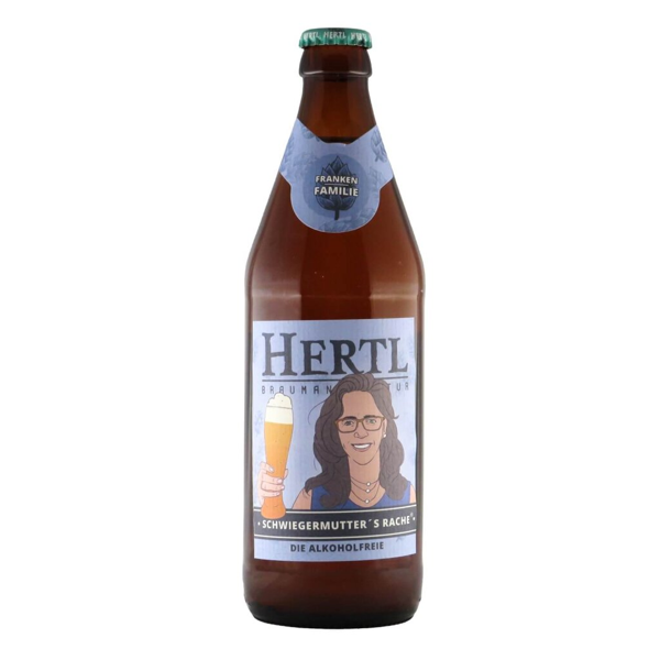 Hertl Schwiegermutter's Rache Alkoholfreies Weizen 0,5l 0.5% 0.5L, Beer