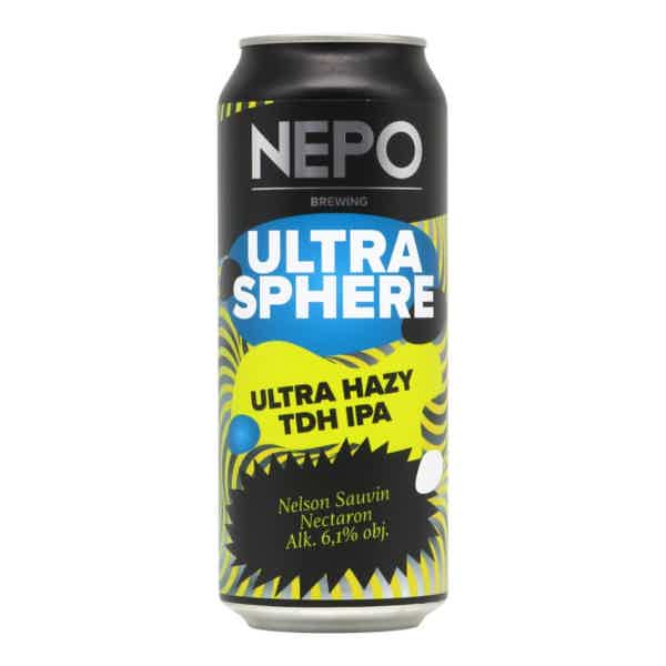 Nepomucen Ultrasphere Ultra Hazy TDH IPA 0,5l 6.1% 0.5L, Beer
