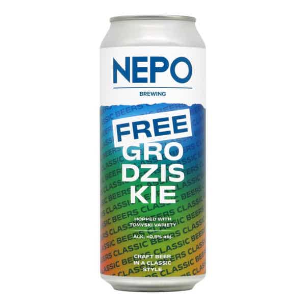 Nepomucen Free Grodziskie 0,5l 0.5% 0.5L, Beer