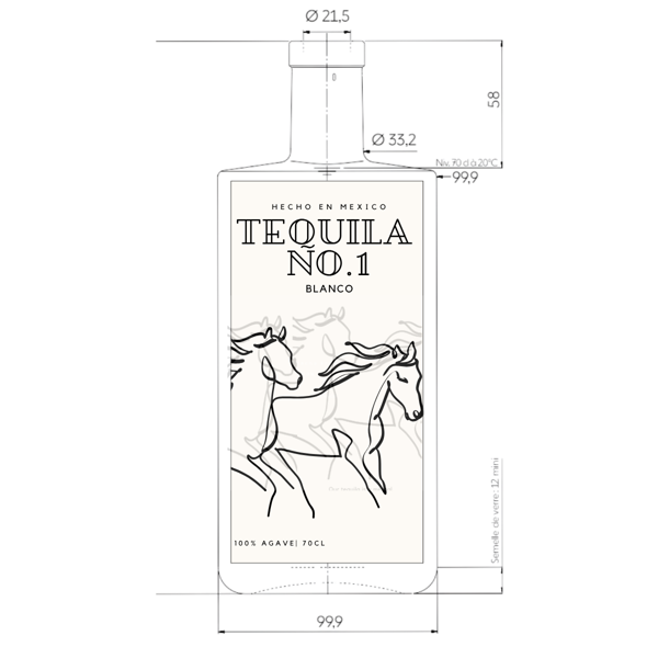 Blanco 40.0% 0.7L, Spirits