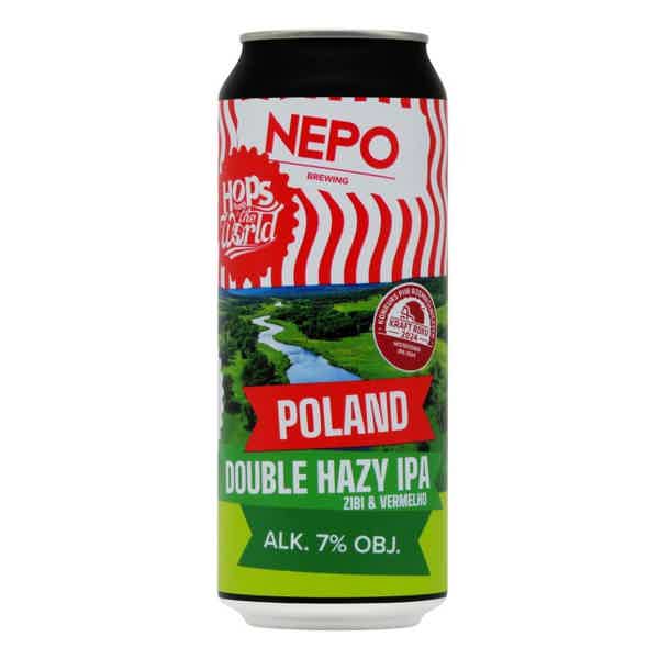 Nepomucen Hops Around the World: Poland Double Hazy IPA 0,5l 7.0% 0.5L, Beer