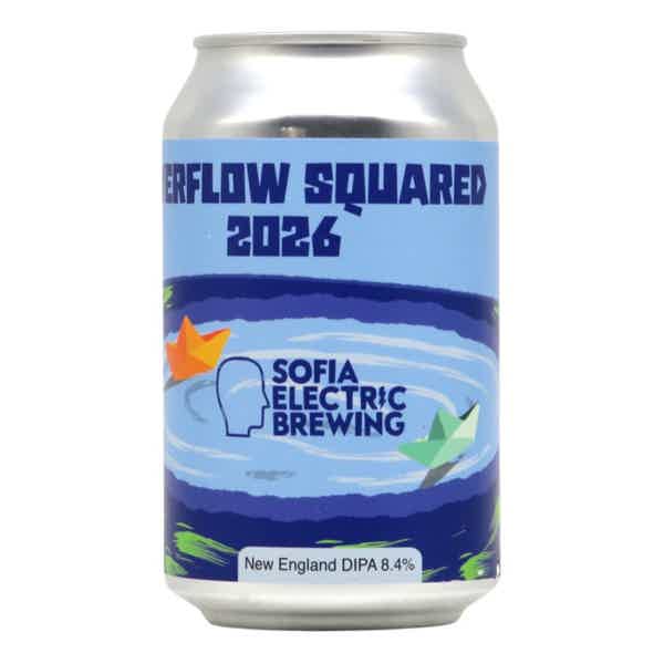 Sofia Electric Overflow Squared (2026) Hazy DIPA 0,33l 8.4% 0.33L, Beer