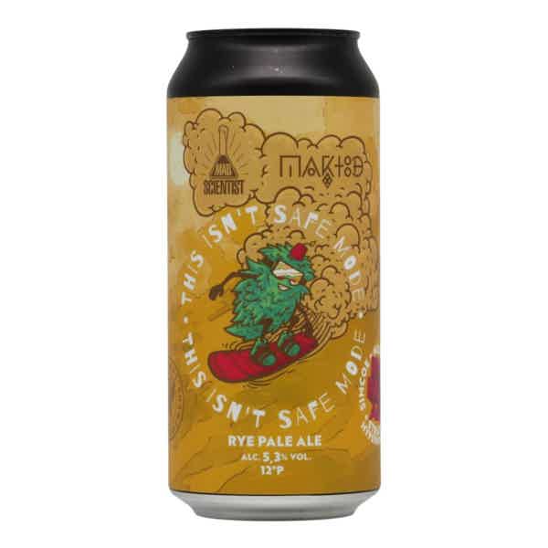 Mad Scientist/Maktoob Brewing This Isn't Safe Mode Rye Pale Ale 0,44l 5.3% 0.44L, Beer