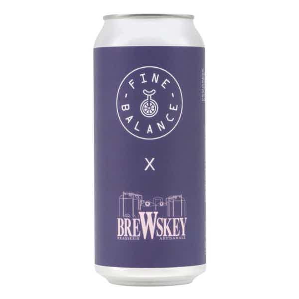 Fine Balance/BreWskey Crest Quadruple IPA 0,473l (Anniversary Release) 11.9% 0.473L, Beer
