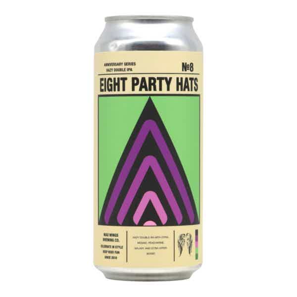 Wax Wings Eight Party Hats Double NEIPA 0,473l (8th Anniversary) 8.5% 0.473L, Beer