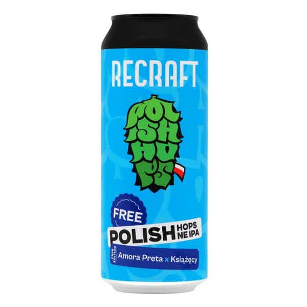 ReCraft FREE Polish Hazy IPA: Amora Preta & Książęcy Non-Alcoholic NEIPA 0,5l 0.5% 0.5L, Beer