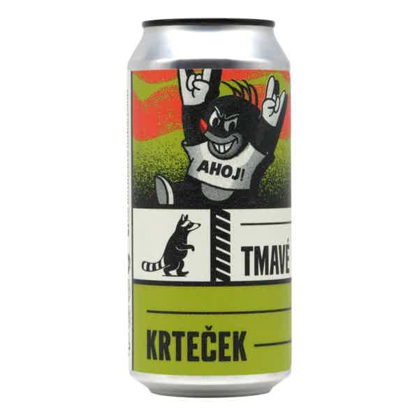 Wild Raccoon Krteček Czech Dark Lager 0,44l 5.1% 0.44L, Beer
