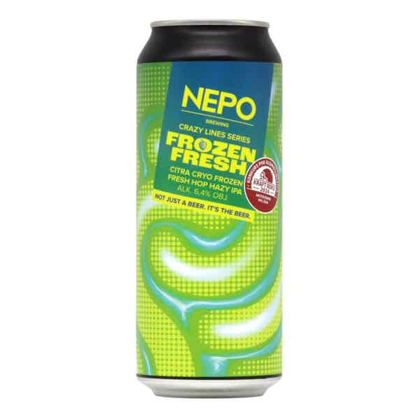 Nepomucen Crazy Lines #122 - Frozen Fresh Hop Hazy IPA 0,5l 6.4% 0.5L, Beer