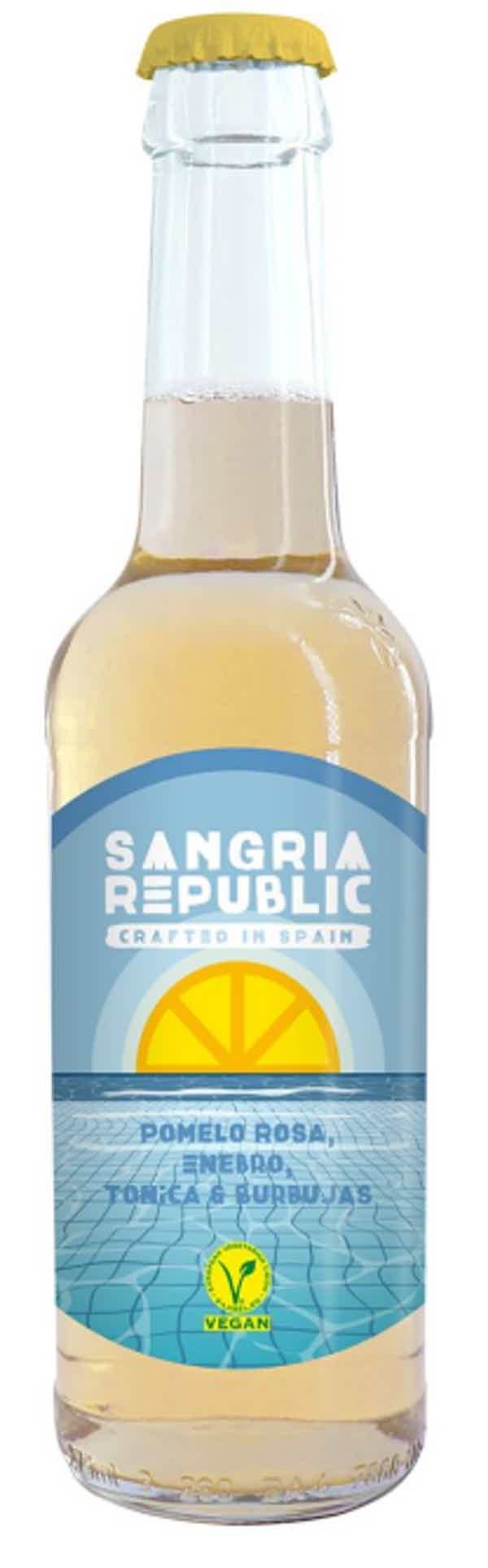 Sangria Republic Pink Grapefruit, Jupiner & Tonic 5.0% 0.275L, Wine