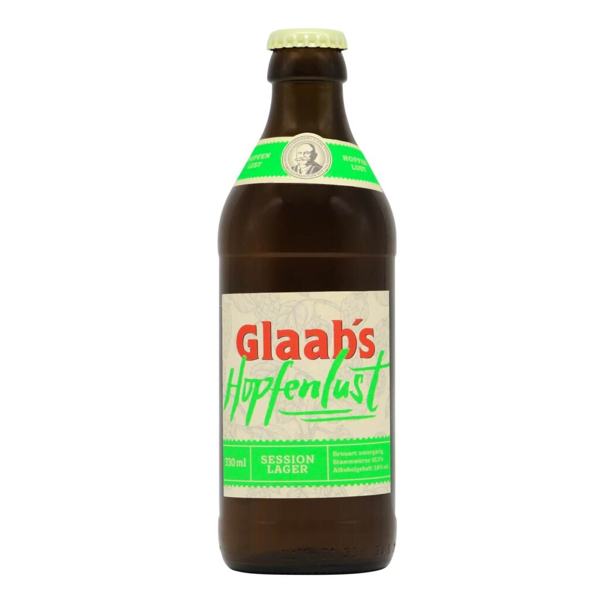 Glaab's Hopfenlust Session Lager 0,33l 3.8% 0.33L, Beer