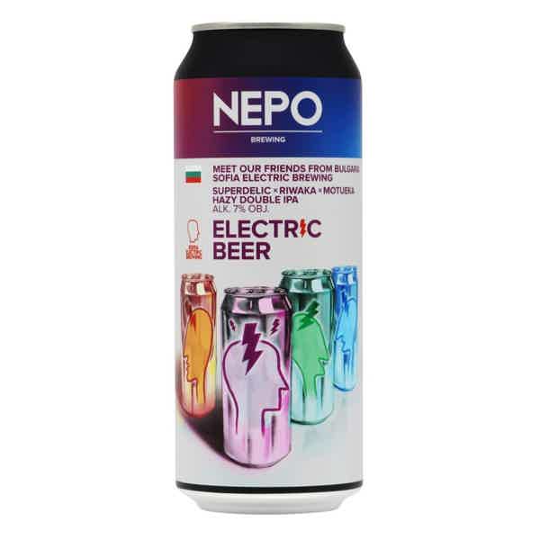 Nepomucen MoF From Bulgaria: Sofia Electric - Electric Beer Hazy Double IPA 0,5l 7.0% 0.5L, Beer