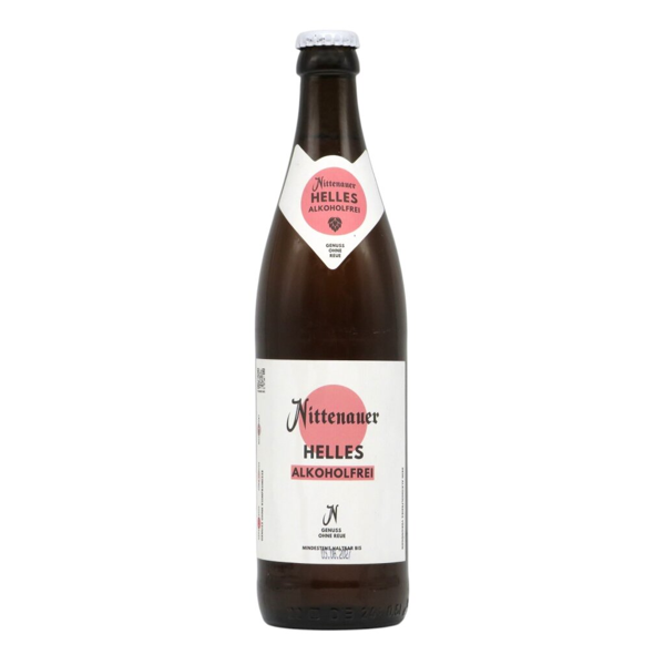Nittenauer Hell Alkoholfrei 0,5l 0.3% 0.5L, Beer