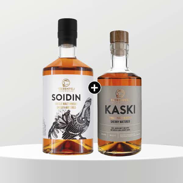 TEERENPELI SOIDIN & KASKI BUNDLE: TEERENPELI KASKI %, 50 cl, TEERENPELI SOIDIN 40 % 70 cl