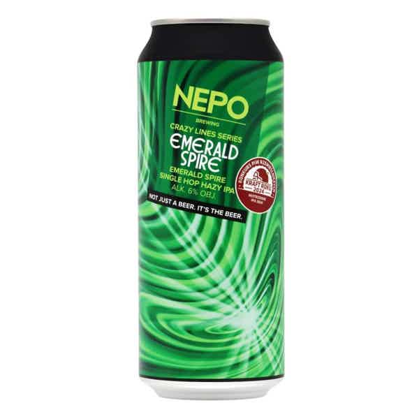 Nepomucen Crazy Lines Series - Emerald Spire Single Hop Hazy IPA 0,5l 6.0% 0.5L, Beer