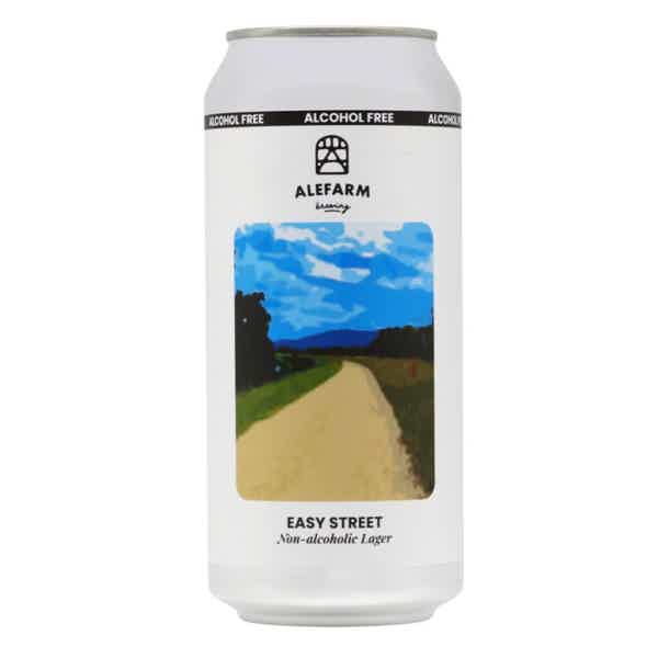 Alefarm Easy Street Non-Alcoholic Lager 0,44l 0.5% 0.44L, Beer