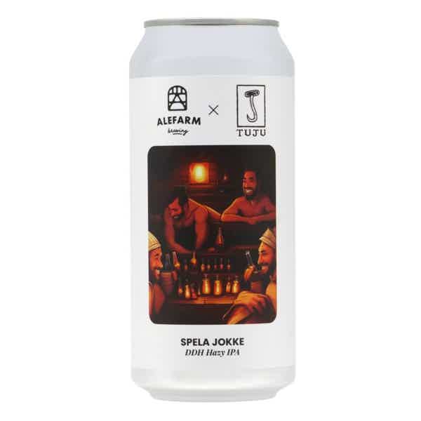 Alefarm/Tuju Spela Jokke DDH Hazy IPA 0,44l 6.2% 0.44L, Beer