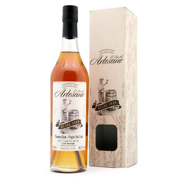 Virgin Oak Cask 2011 Cask Strength - Ron del Artesano 58.7% 0.5L, Spirits