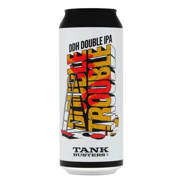 TankBusters Double Trouble DDH DIPA 0,5l 7.5% 0.5L, Beer