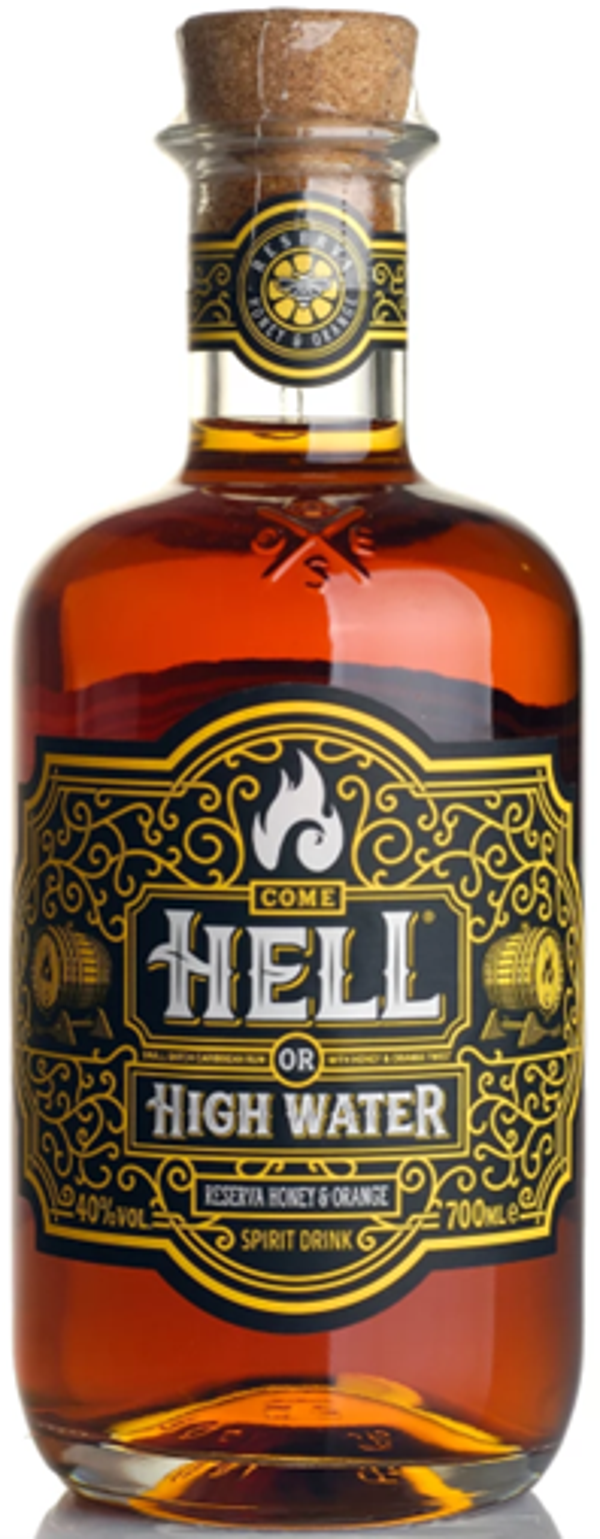 Come Hell or High Water; Honey Orange Rumliqueur 40.0% 0.7L, Spirits