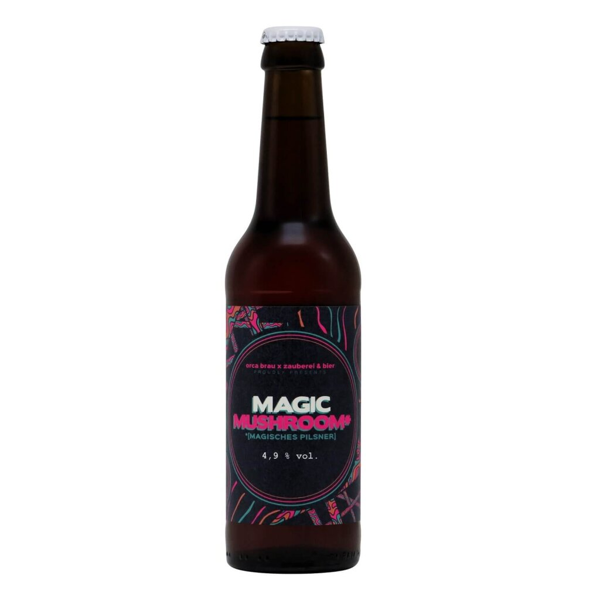 Orca Brau Magic Mushroom Magisches Pilsner 0,33l 4.9% 0.33L, Beer