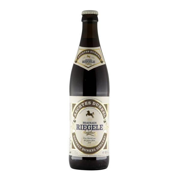 Riegele Aechtes Dunkel 0,5l 4.9% 0.5L, Beer