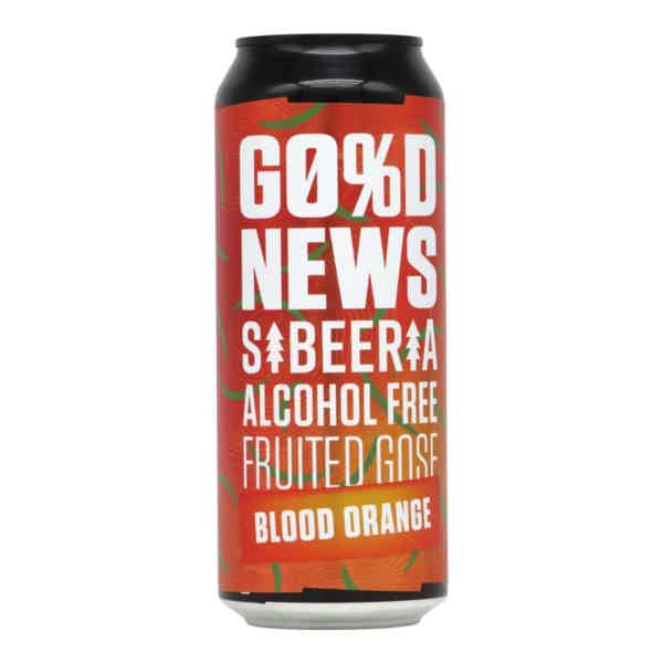 Sibeeria Good News: Gose Blood Orange Non-Alcoholic Gose 0,5l 0.5% 0.5L, Beer