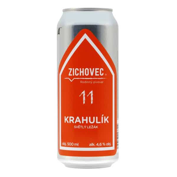 Zichovec Krahulík 11 Pale Lager 0,5l 4.6% 0.5L, Beer
