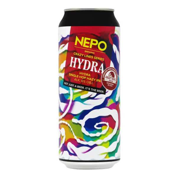 Nepomucen Crazy Lines Series - Hydra Single Hop Hazy IPA 0,5l 6.0% 0.5L, Beer