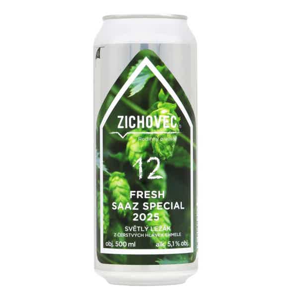 Zichovec Fresh Saaz Special 12 Pale Lager 0,5l 5.1% 0.5L, Beer