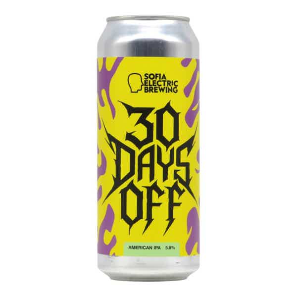Sofia Electric 30 Days Off American IPA 0,5l 5.8% 0.5L, Beer