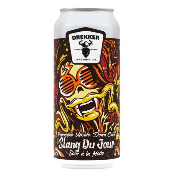 Drekker Slang du Jour: Pineapple Upside Down Cake Smoothie Pastry Sour 0,473l 6.5% 0.473L, Beer