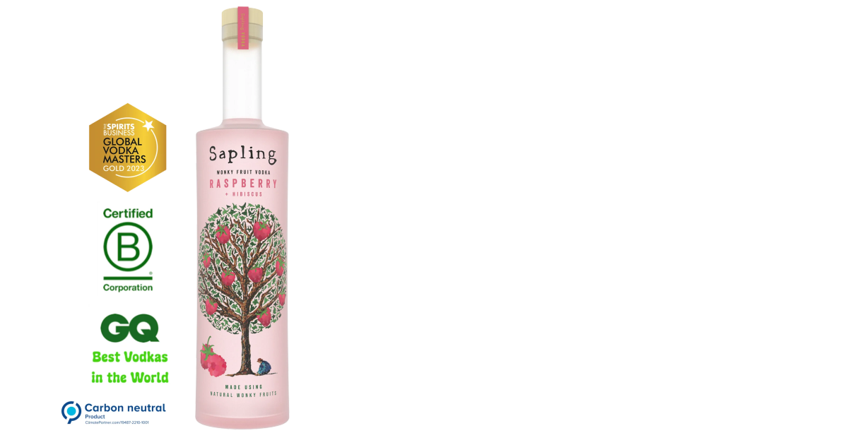 Sapling Wonky Raspberry Hibiscus Vodka *bio - Bemakers Trade